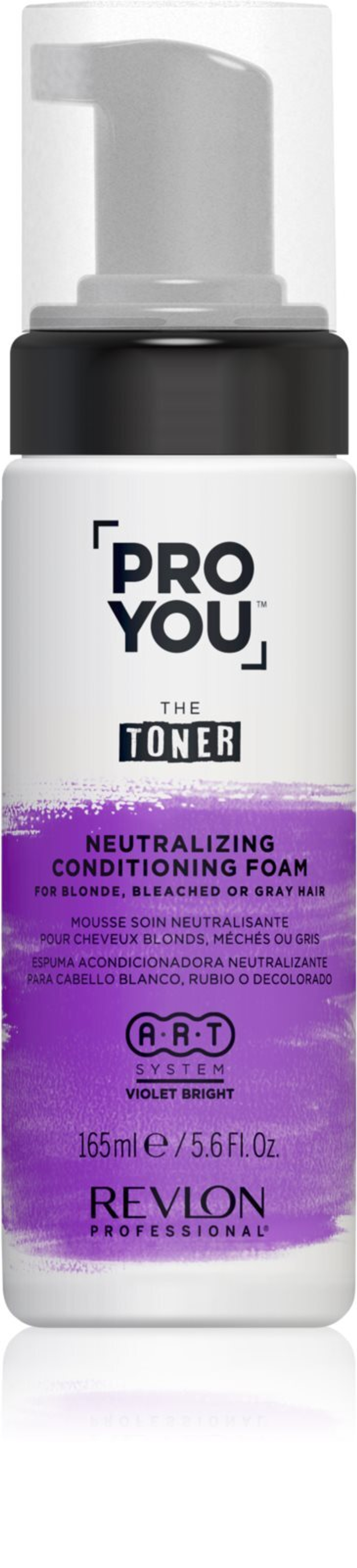Revlon Professional Pro You The Toner - Желтый нейтрализующий увлажняющий кондиционер для светлых и седых волос /   165  ml  / GTIN 8432225114262