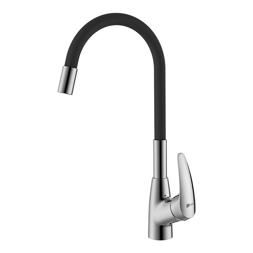 смеситель кухня LEMARK Linara с гибким изливом LM0415C-Black