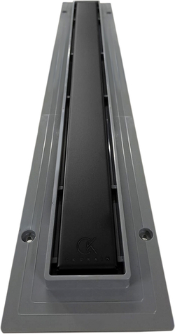 Душевой трап (лоток) CK DRAIN 1105-00155 55 см, решетка черная, с сифоном, под плитку