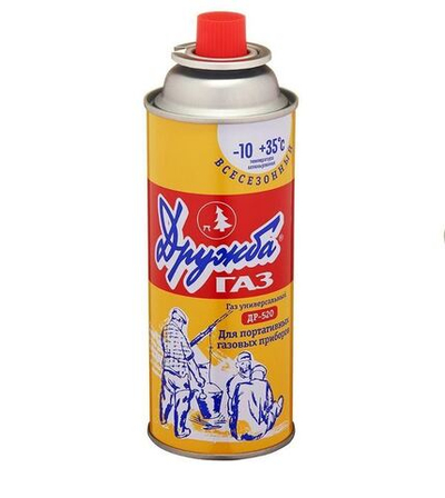 Газовый баллон ДРУЖБА (ДР-520)  для портативных приборов (1/28)