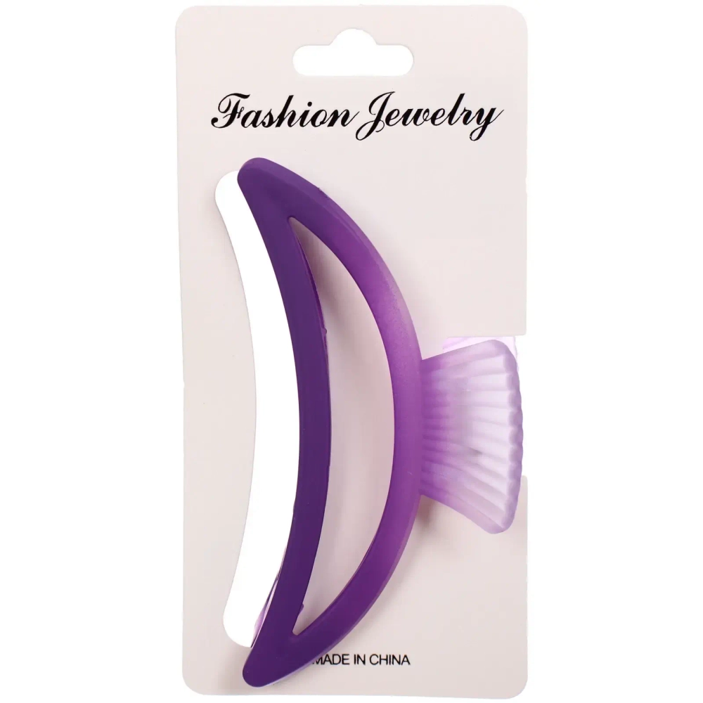 Заколка-краб для волос «Мон Ляруш», классика, микс 6 цветов, 9,5см (Блистер)