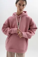 Худи Гербарий Warm Клевер Розовый