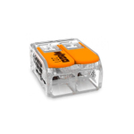 Клемма строительно-монтажная Wago 221-612 2-х проводная 0,5-6 мм² с рычажком 3 шт