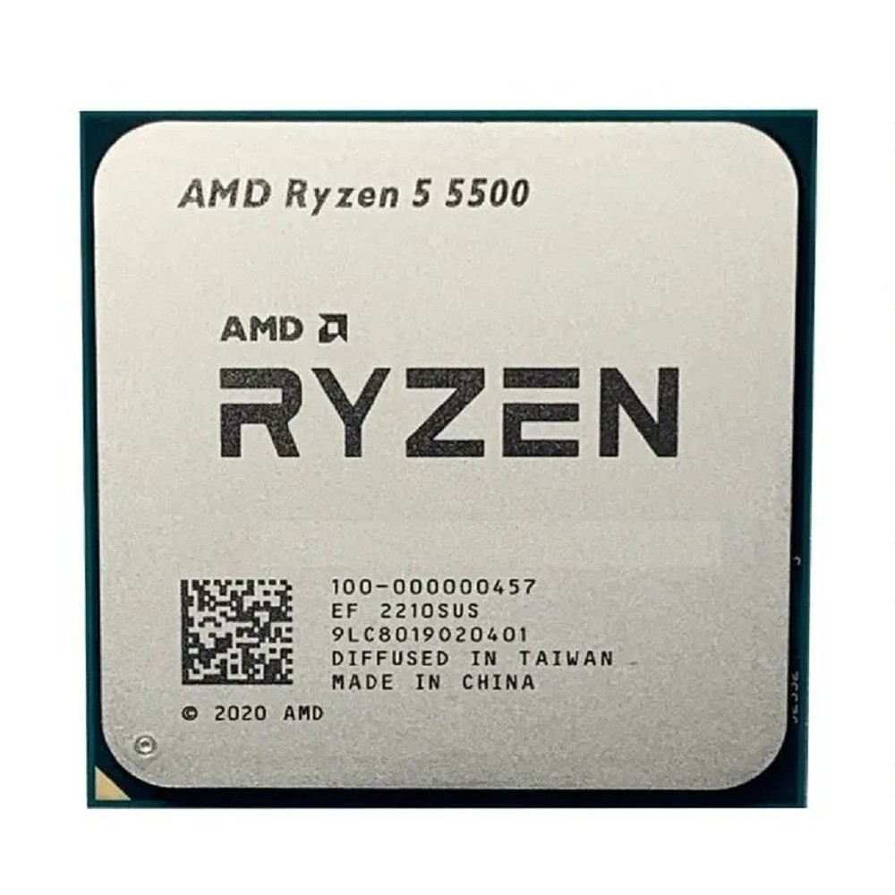 CPU AMD Ryzen 5 5500 OEM (100-000000457) (3,60GHz, Turbo 4,20GHz, Without Graphics AM4)