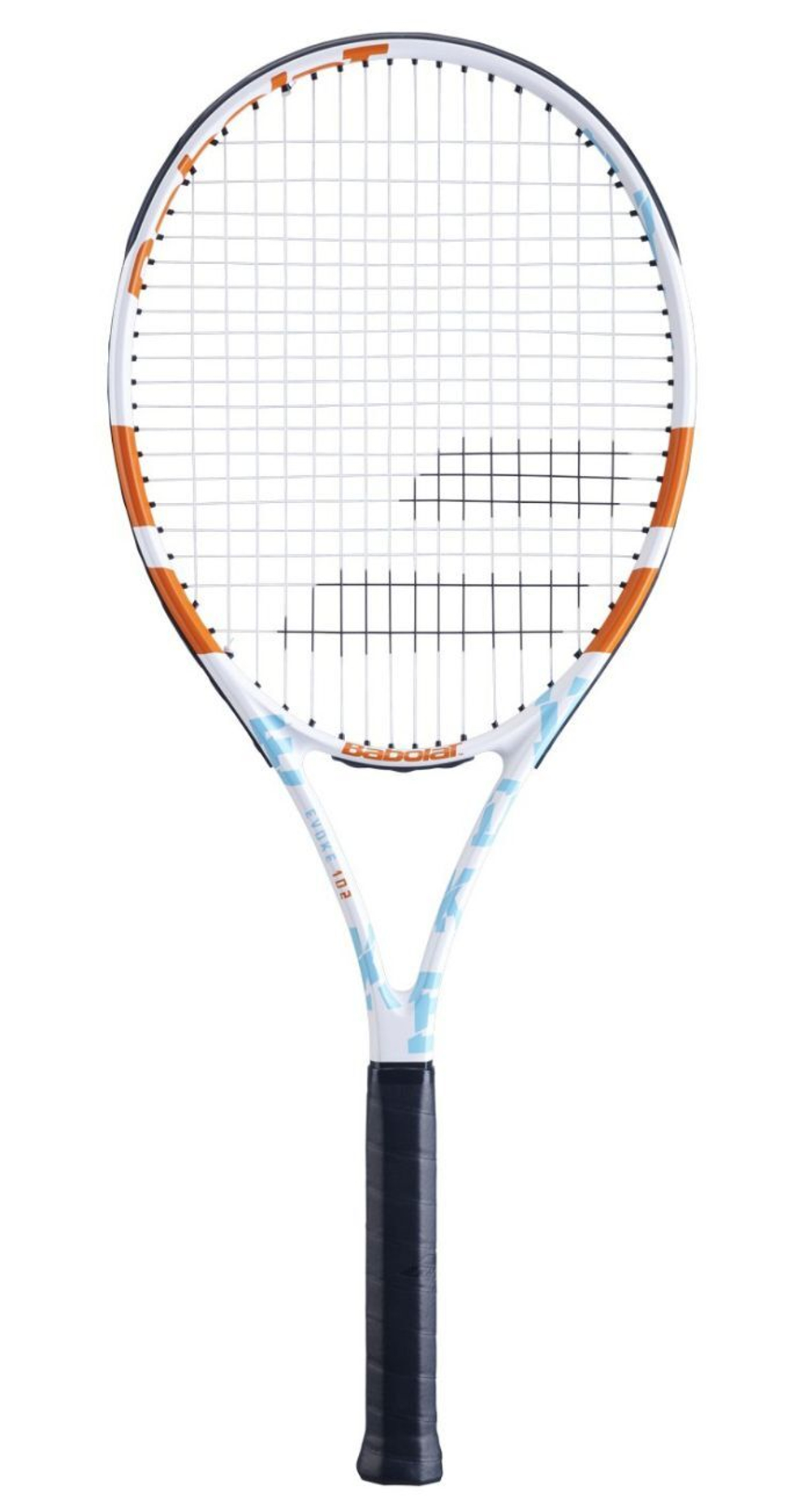 Теннисная ракетка Babolat Evoke 102 Women - white/blue/orange
