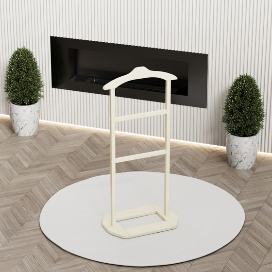 Вешалка деревянная CIRTA 1, слоновая кость