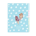 Разделитель листов на кольцах А5 4л. "Мороженое" (Альт)