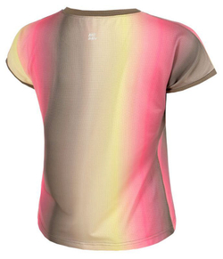 Женская теннисная футболка Bidi Badu Spectrum Capsleeve