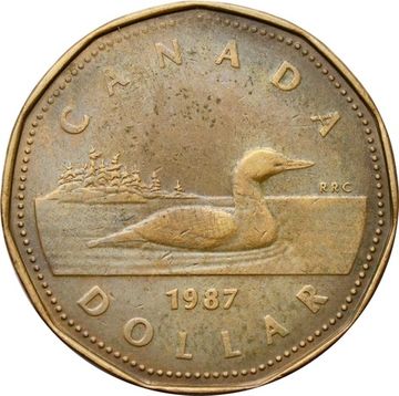 1 доллар 1987 Канада