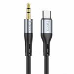 Кабель Hoco Aux (Jack 3.5 - Type-C) UPA22 1m-Черный