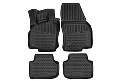 Коврики в салон для AUDI Q3, 2018- кроссовер, 4шт. (полиуретан) ELEMENT3D02192210K