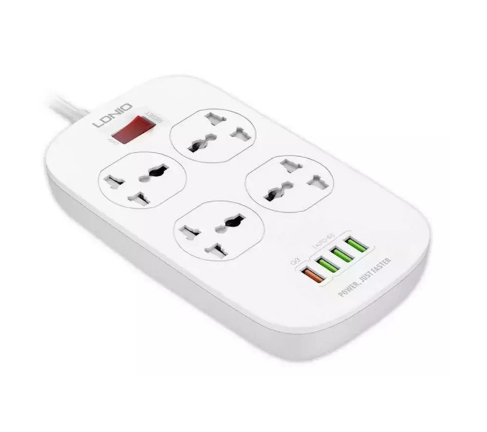 Сетевой фильтр SC4407 на 4 розетки + 4USB