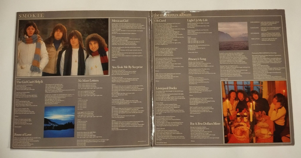 Винтажная виниловая пластинка LP Smokie The Montreux Album (UK 1978)