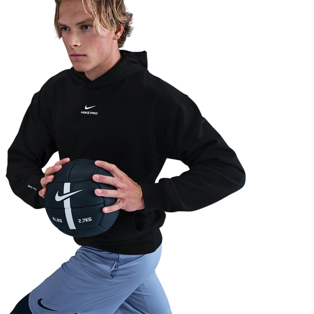 Баскетбольная толстовка Nike Pro Dri-FIT Black Sweatshirt