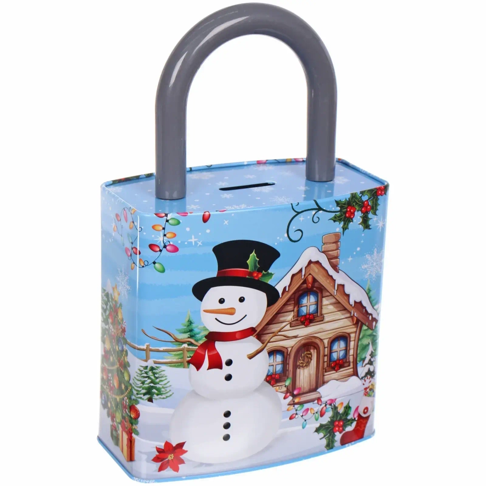 Копилка «Сказочный Снеговик» 16*9*26см