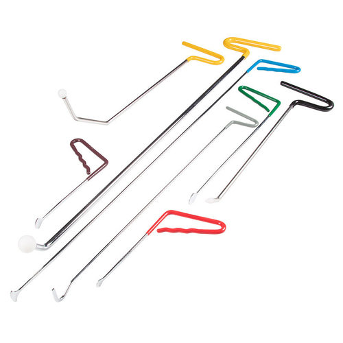 МАСТАК (118-50008C) Набор крючков PDR для удаления вмятин, кейс, 8 предметов