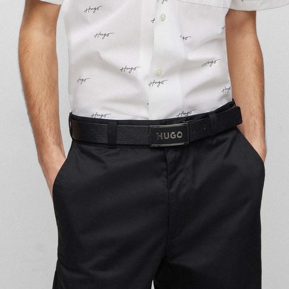 Пояс HUGO BOSS Logo 3.5cm, 50492032-001