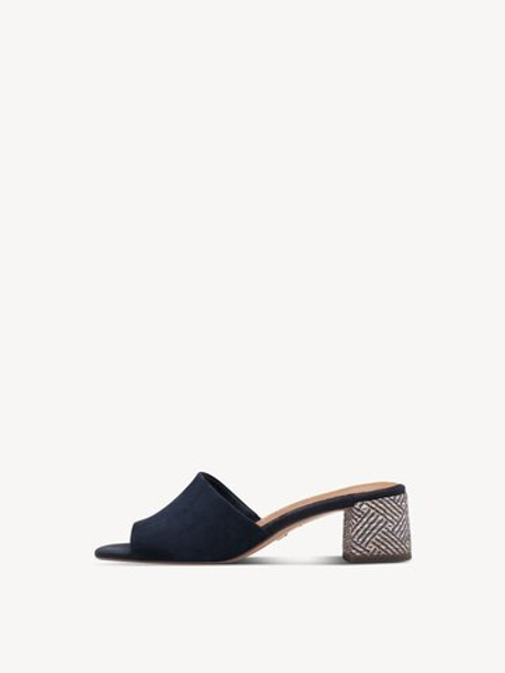 Пантолеты кожаные на каблуке Tamaris