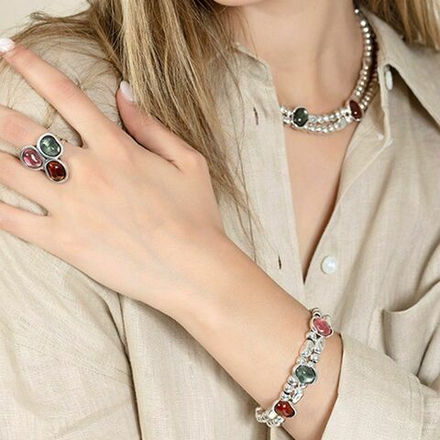 Кольцо Ciclon ÁGATA TURQUESA K232506-12-10 G/S