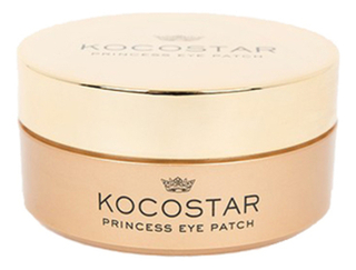 KOCOSTAR  Гидрогелевые патчи под глаза - PRINCESS EYE PATCH GOLD ,90 г