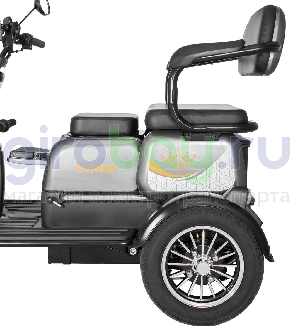 Электроскутер IKINGI SIBTRIKE 1000W (60V/25Ah) - Серый фото №15