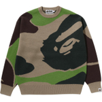 A Bathing Ape Bathing Ape Fw25 Sweater зеленый