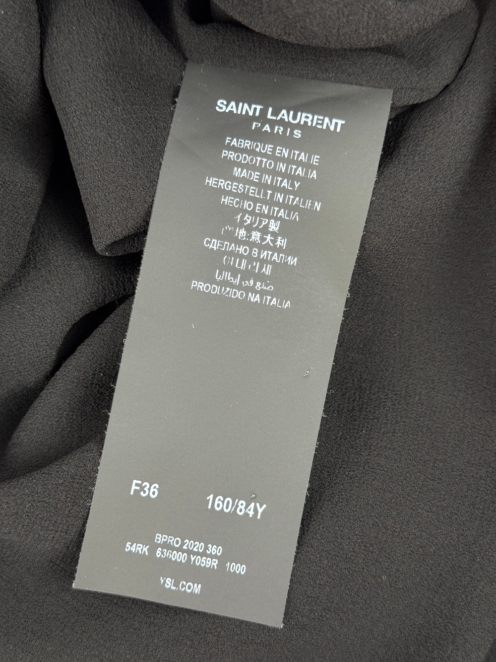 Платье Saint Laurent