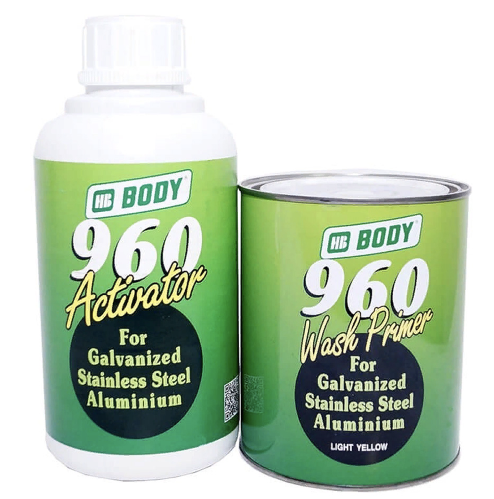 BODY 960 Wash Primer Грунт кислотный 2К 1:1 (1+1л) + отверд. H731 активатор