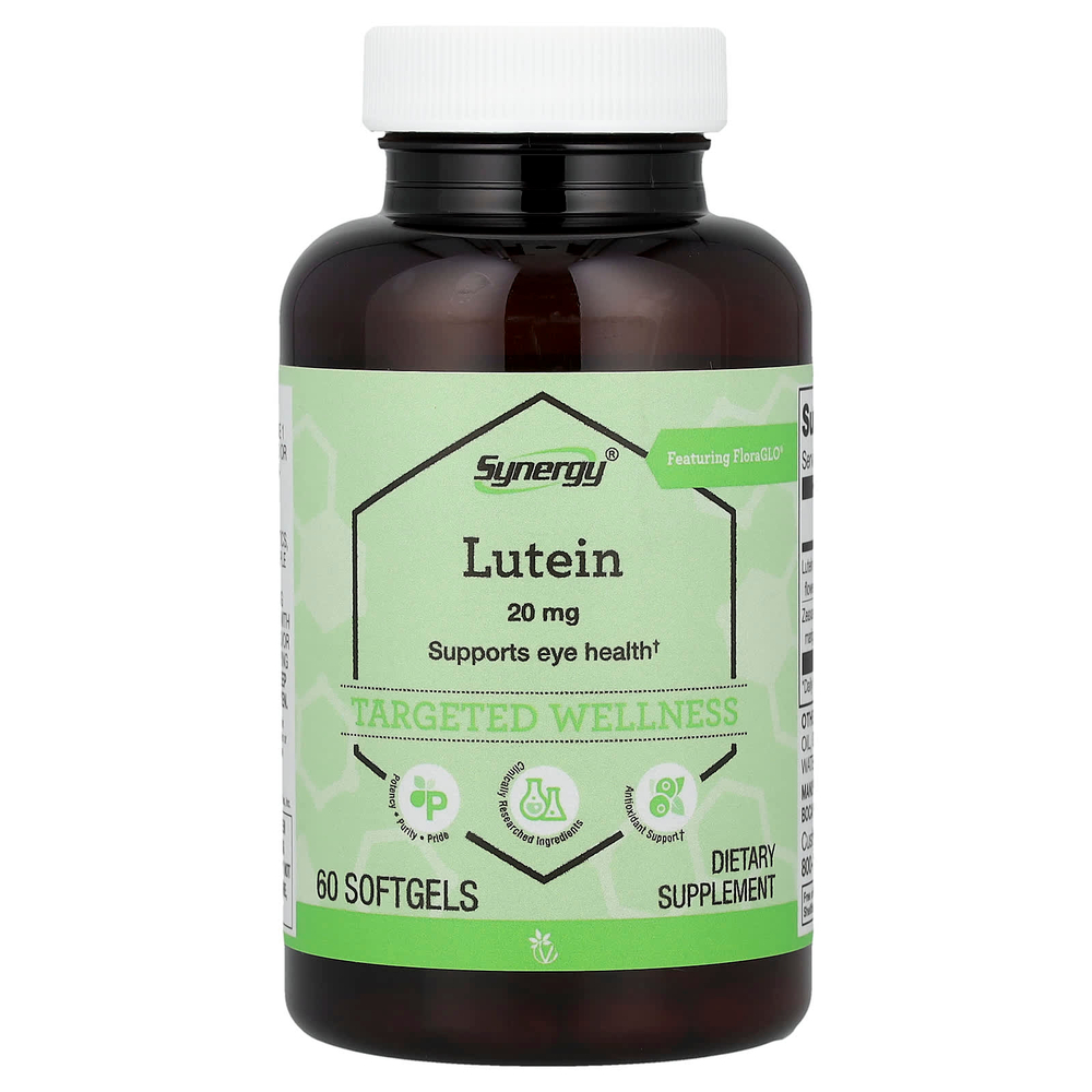 Vitacost, Synergy®, лютеин с FloraGLO®, 60 капсул