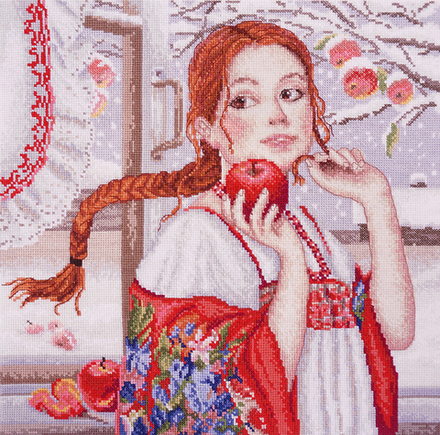 Набор для вышивания "Наливное яблочко" (Россия)