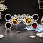 Стимпанк очки-гогглы "треугольник" от EWA - Купить недорого, деревянные конструкторы в моем городе, 3D пазлы и сборные модели