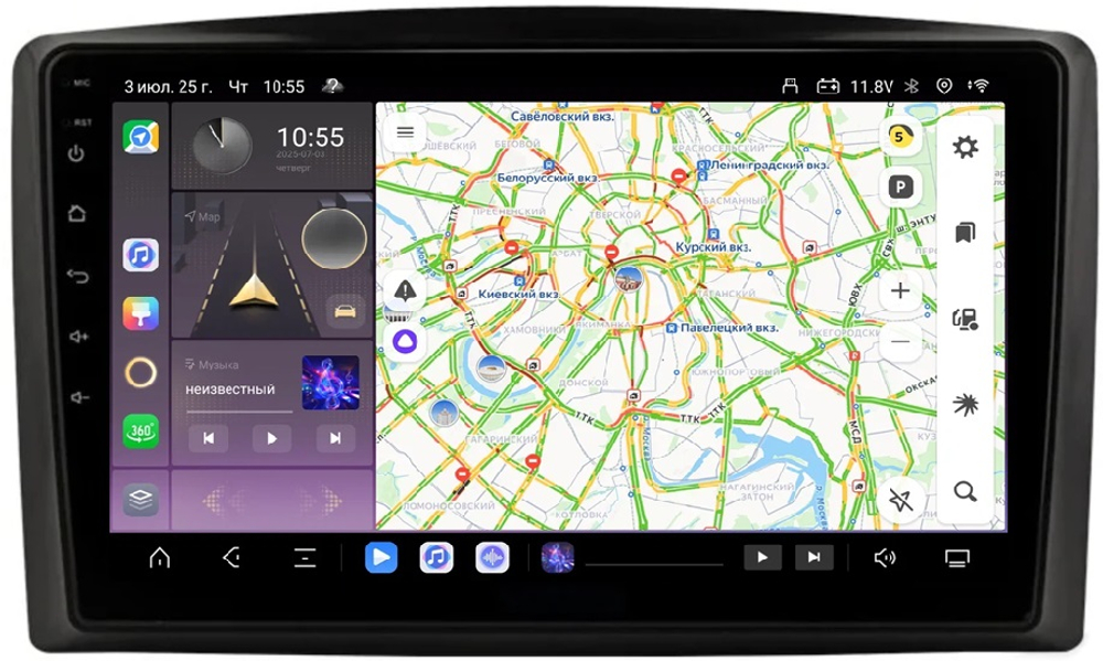 Магнитола для Mercedes Vito III (W447) 2014-2024 - Kuberg QLed, Android 13, TS20, CarPlay, SIM-слот