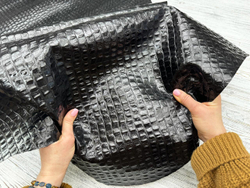 Crocco Back Black (1,3-1,5 мм), цв.черный, натуральная кожа