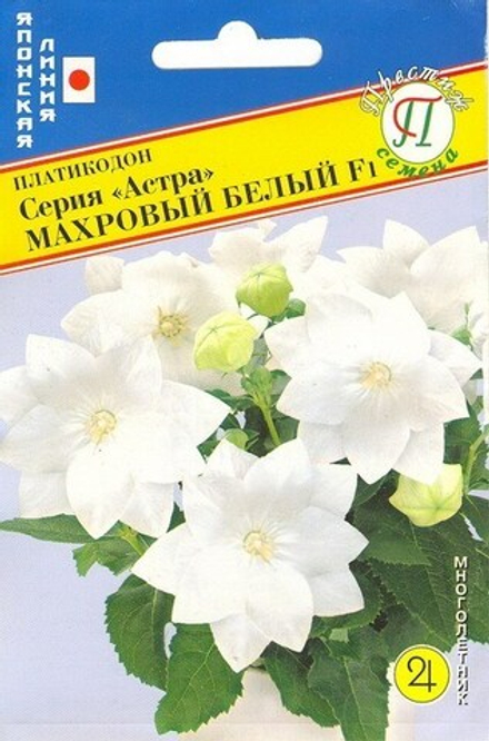 Платикодон Астра Махровый белый F1 5шт Престиж