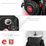 ЗУБР 15 кН, 80 кг, бензиновая виброплита (ВПБ-15 А)