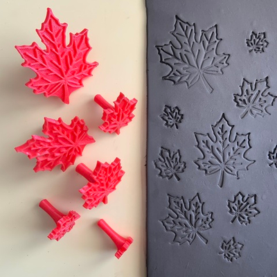 Набор штампов  "Листья клена"