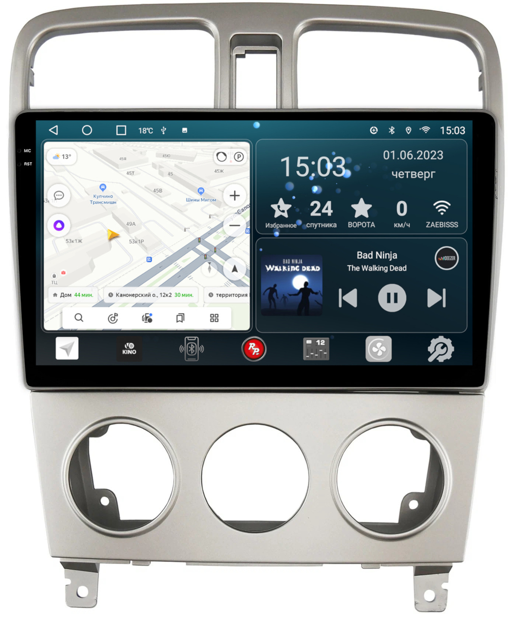 Магнитола для Subaru Forester 2 (SG5) 2002-2007 - RedPower 563 Android 10, QLED+2K, ТОП процессор, 6Гб+128Гб, CarPlay, SIM-слот