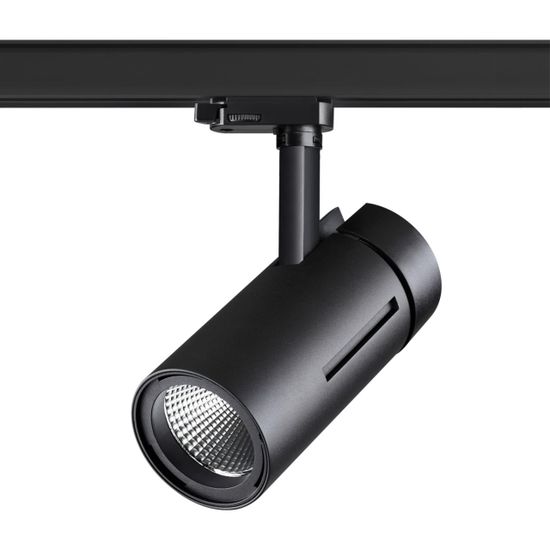 358595 PORT NT21 272 черный Трехфазный трековый cветильник IP20 LED 4000K 30W 175-245V DEP