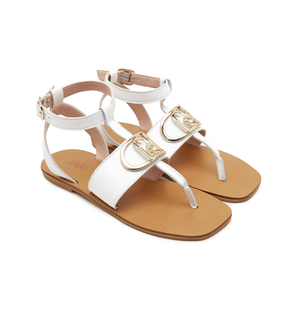 Кожаные босоножки saba 09 Liu Jo - белый(SA4121 P0102)