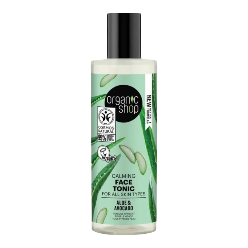 Успокаивающий тоник для всех типов кожи "АВОКАДО И АЛОЭ", 150мл (Organic Shop)