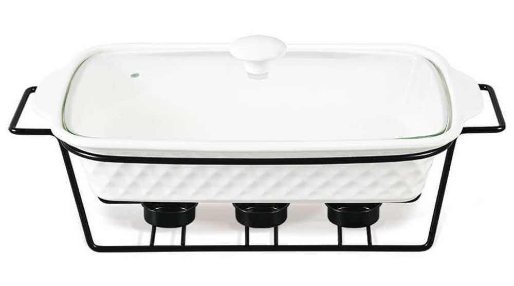 MR-11659-73 Мармит прямоугольный 40см (ромб)