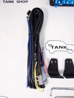 Балка AURORA ALO-P-D10-40-R14Y-AW 40″ 720W + ДХО белый/янтарный