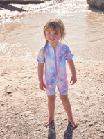 Купальник слитный для девочки Next E77-670, Розовый, Сиреневый