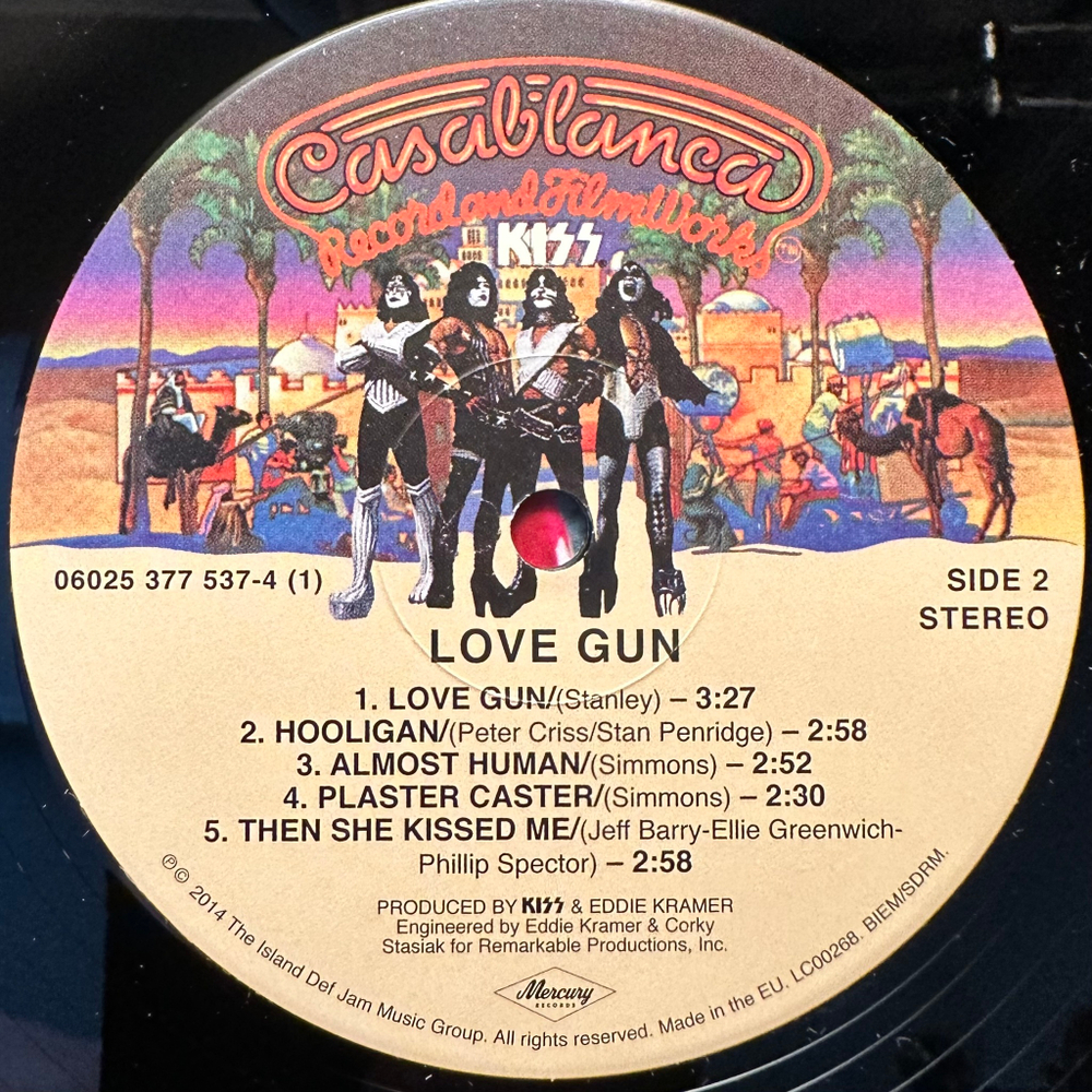 Kiss - Love Gun (Европа 2014г.)