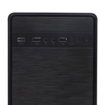 Корпус BaseTech M3401, Без БП, mATX, чёрный, 2xUSB2 (BT-M3401-B)