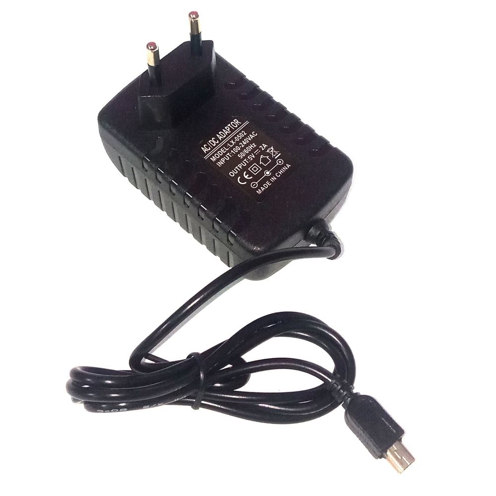 Адаптер питания Mini USB LX-0502-V3 (5v//2A) штекер MiniUSB