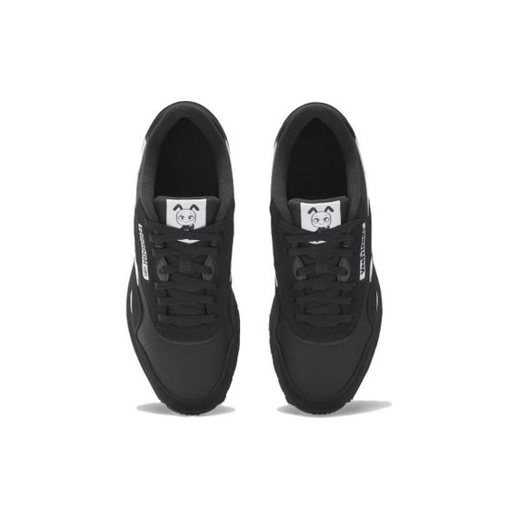 Классические нейлоновые кроссовки Reebok Низкие Черно-белые панды Юнисекс