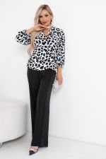 Костюм брючный Домино (черный/белый) Кбр11-38 Nikol (Акция)