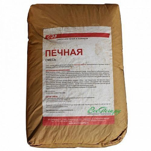 ПЕЧНАЯ смесь  25кг