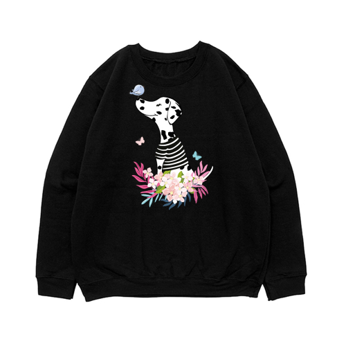 Свитшот "Далматин и птичка"